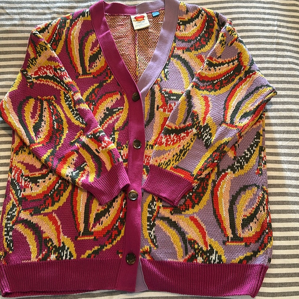 Farm Rio for Anthropologie Jacquard Cardigan